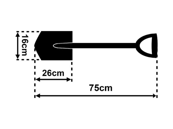 Saperka z metalowym trzonkiem - obrazek 4