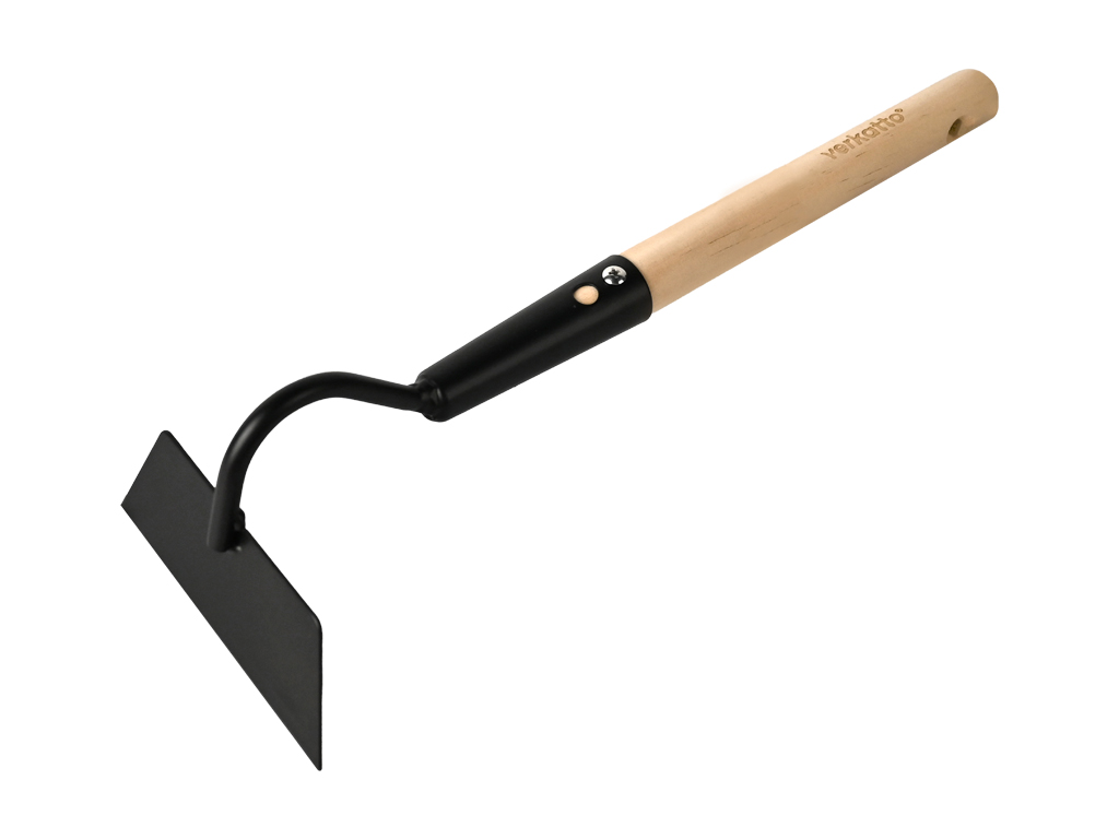 Haczka z drewnianą rączką