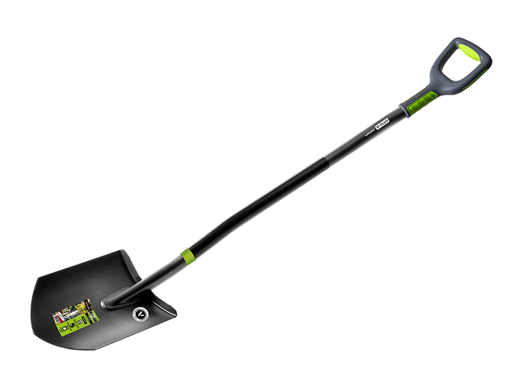 Szpadel spiczasty z metalowym trzonkiem V-PLUS