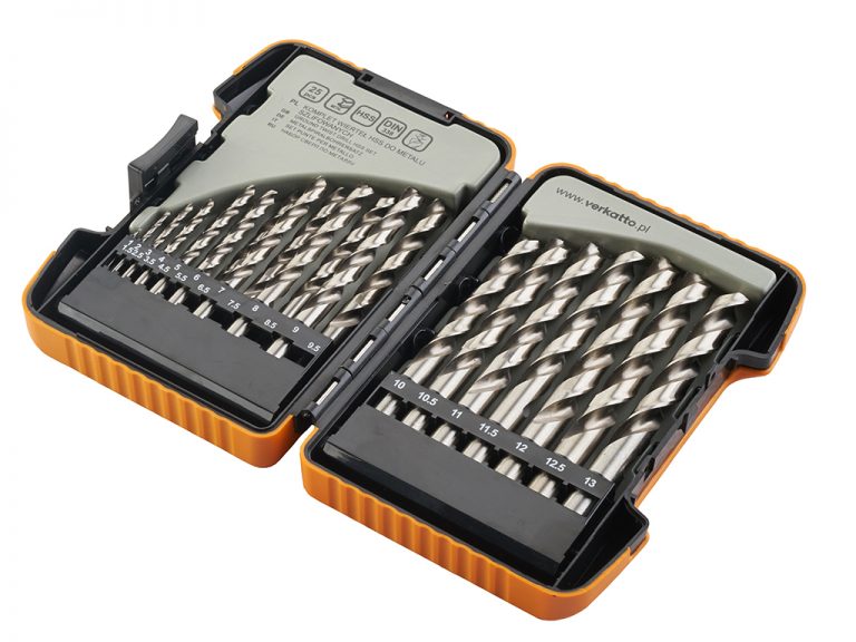 Komplet Wierte HSS Do Metalu Szlifowanych 1 13mm 25 Szt Verkatto 
