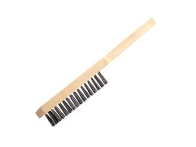 Szczotka ręczna drewniana (drut stalowy prosty)