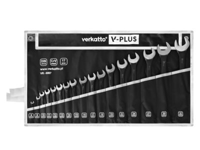 Komplet kluczy płasko-oczkowych V-PLUS 17 szt.