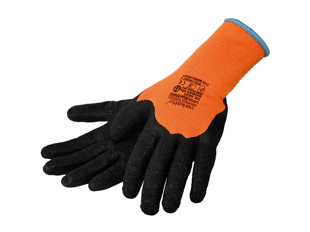 Rękawice robocze LATEX WINTER ORANGE