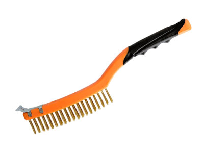 Szczotka ręczna szczelinowa ze skrobakiem