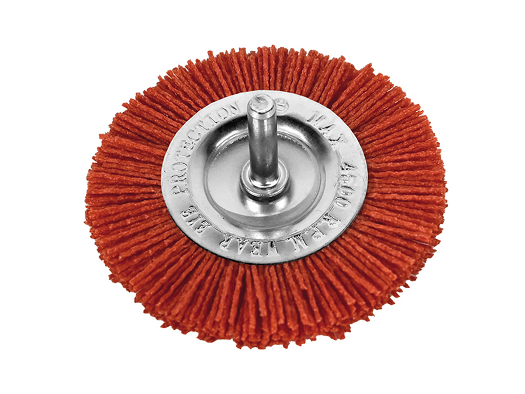 Szczotka tarczowa z trzpieniem SOFT