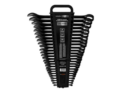 Komplet kluczy płasko-oczkowych V-PLUS w kasecie 25 szt.