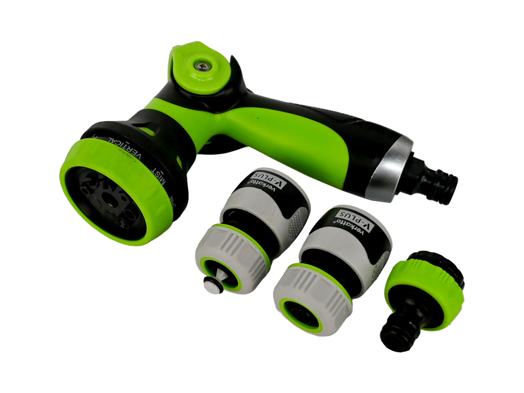 Pistolet natryskowy 8xMultiSPRAY z zestawem przyłączy 1/2' V-PLUS
