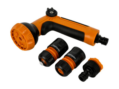 Pistolet natryskowy 9xMultiSPRAY z zestawem przyłączy 1/2′