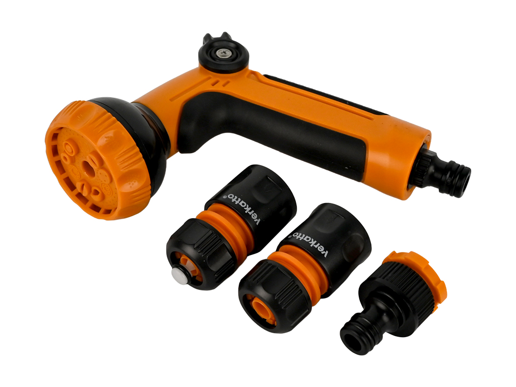 Pistolet natryskowy 9xMultiSPRAY z zestawem przyłączy 1/2'