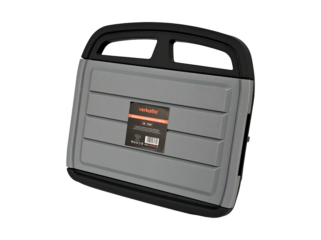 Wieszak na wąż ogrodowy ze skrytką